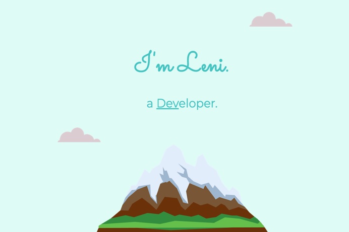I am developer website